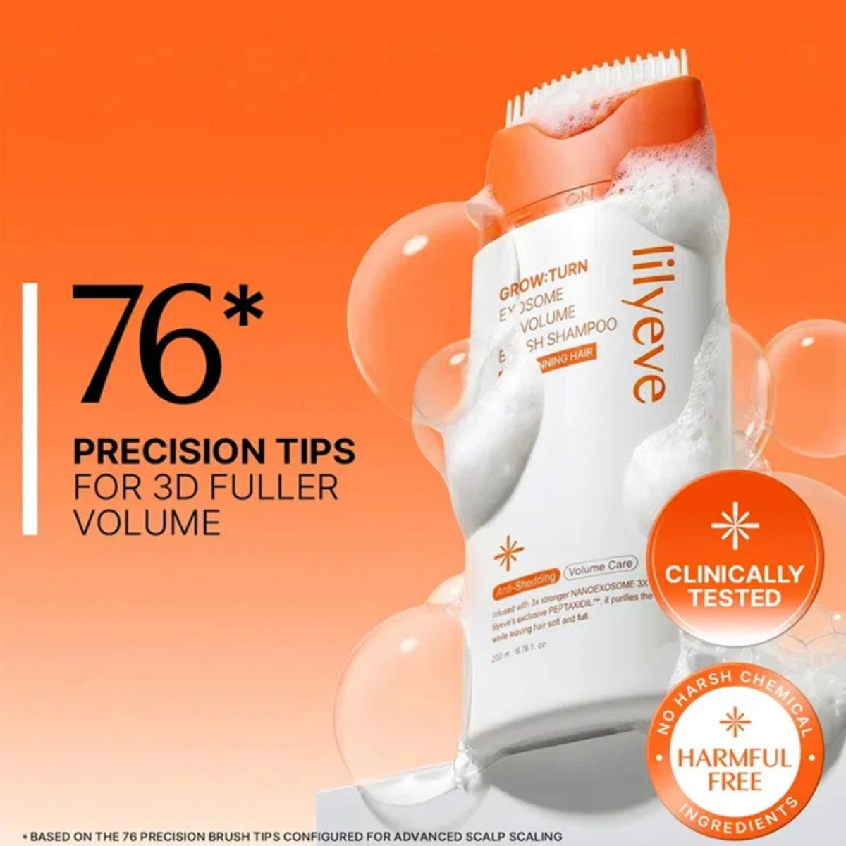 LilyEve Exosome 3D Volume Brush Shampoo 200ml
