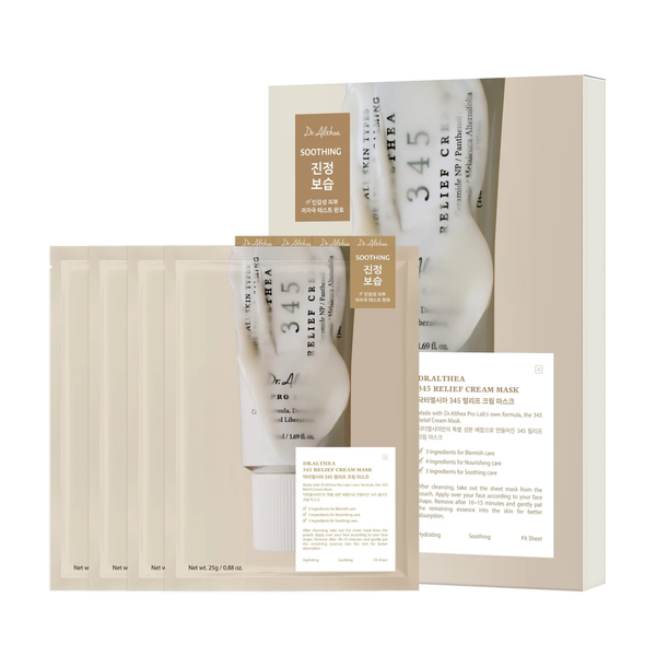 Dr. Althea 345 Relief Cream Mask 4 Sheets