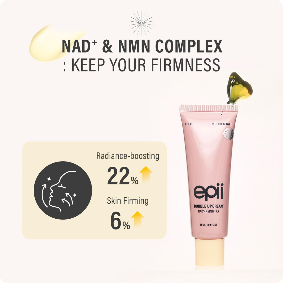 Epii Double Up Cream NAD+, NMN & TXA 50ml
