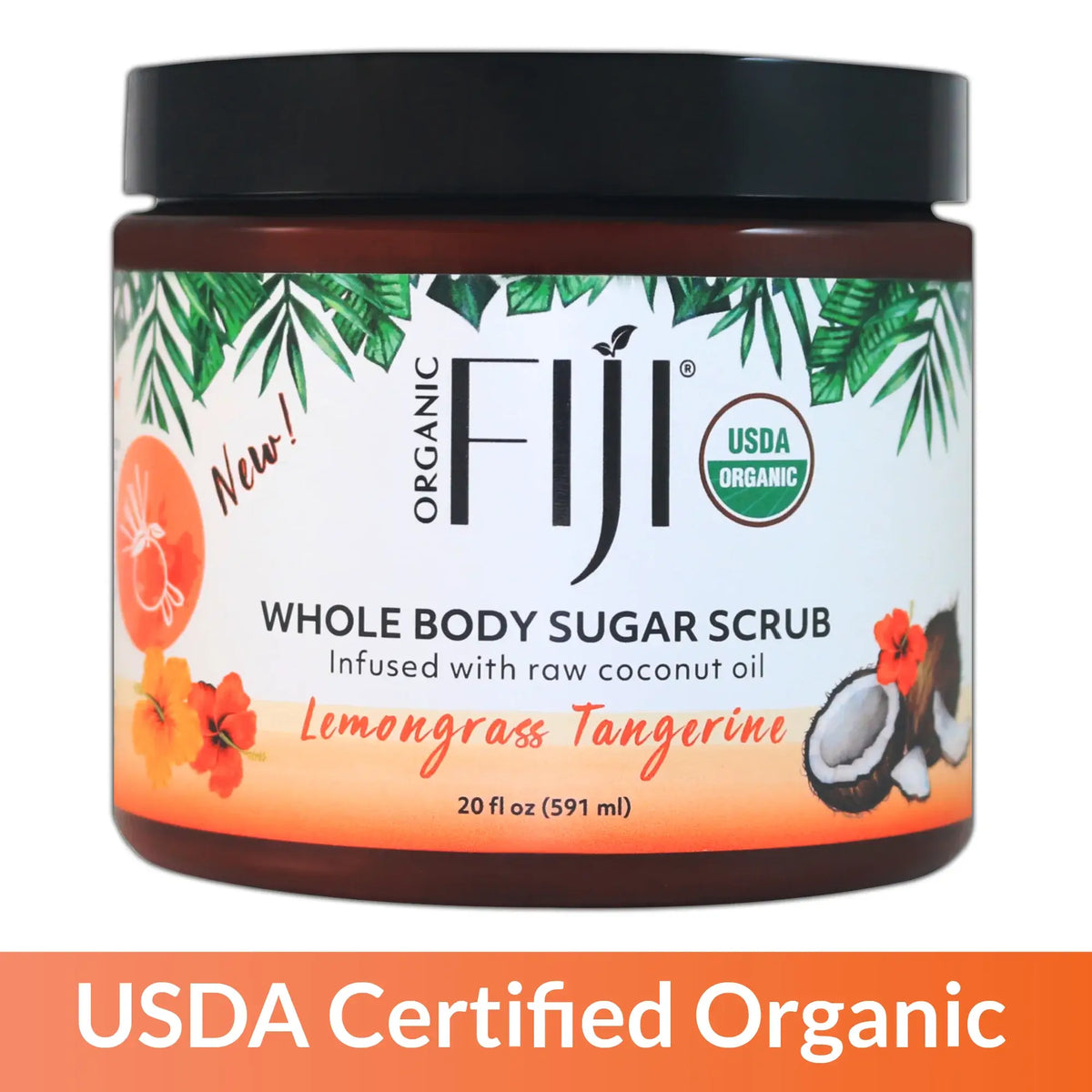 Fiji Organic - Coconut Oil Infused Sugar Scrub