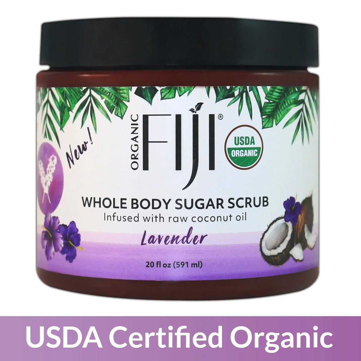 Fiji Organic - Coconut Oil Infused Sugar Scrub