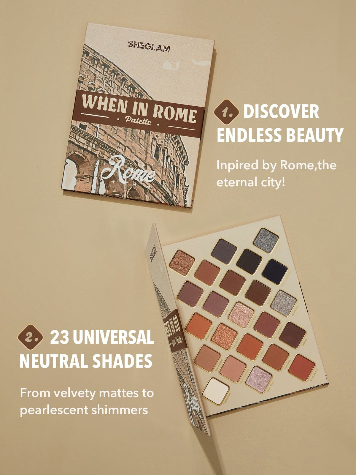 Sheglam When in Rome Eyeshadow Palette