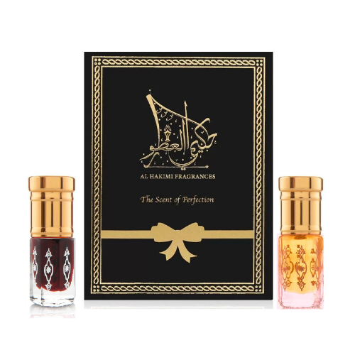 Al Hakimi Fragrances Combo - Musk Ghazal & Sweet Oud