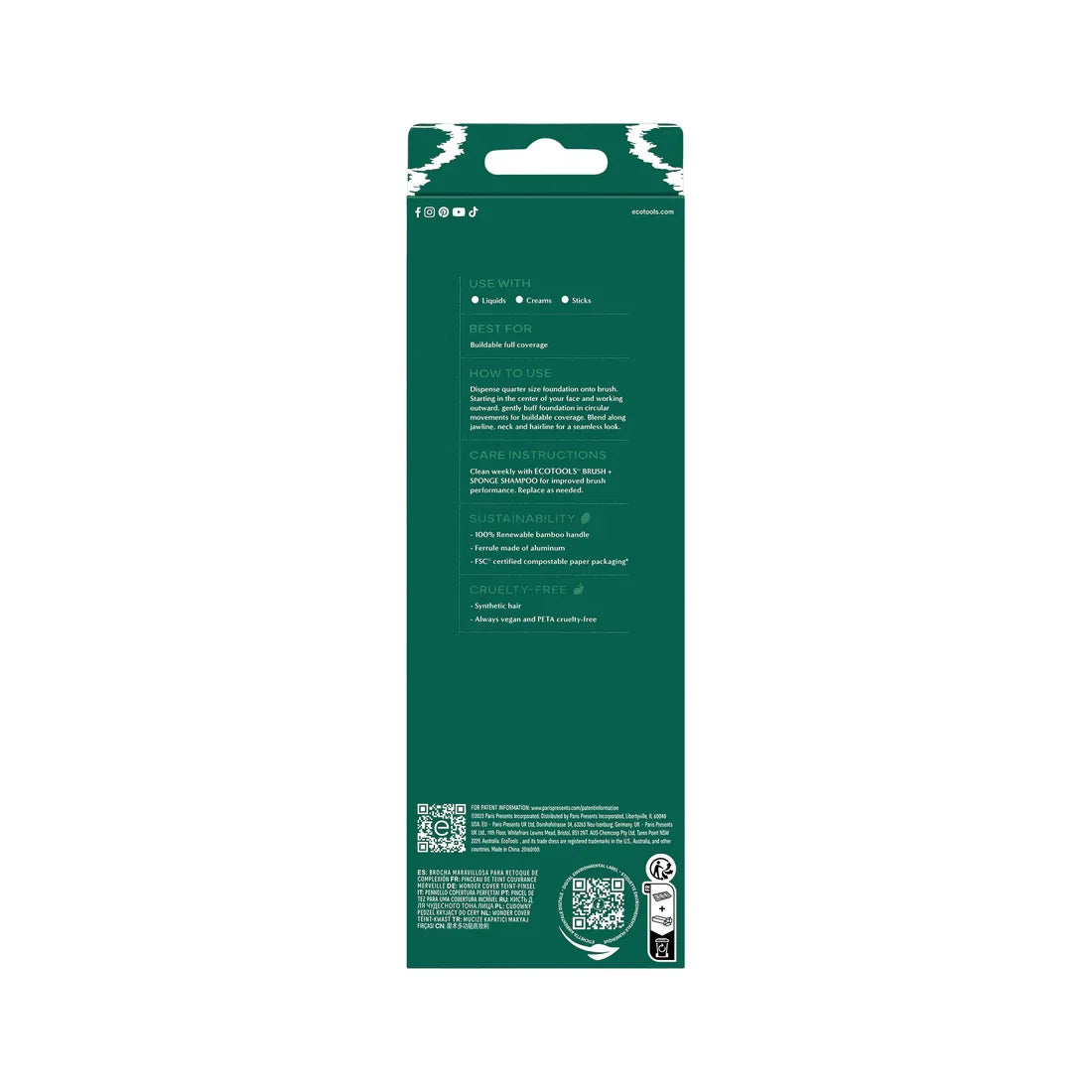 EcoTools - Wonder Cover Complexion Foundation Makeup Brush