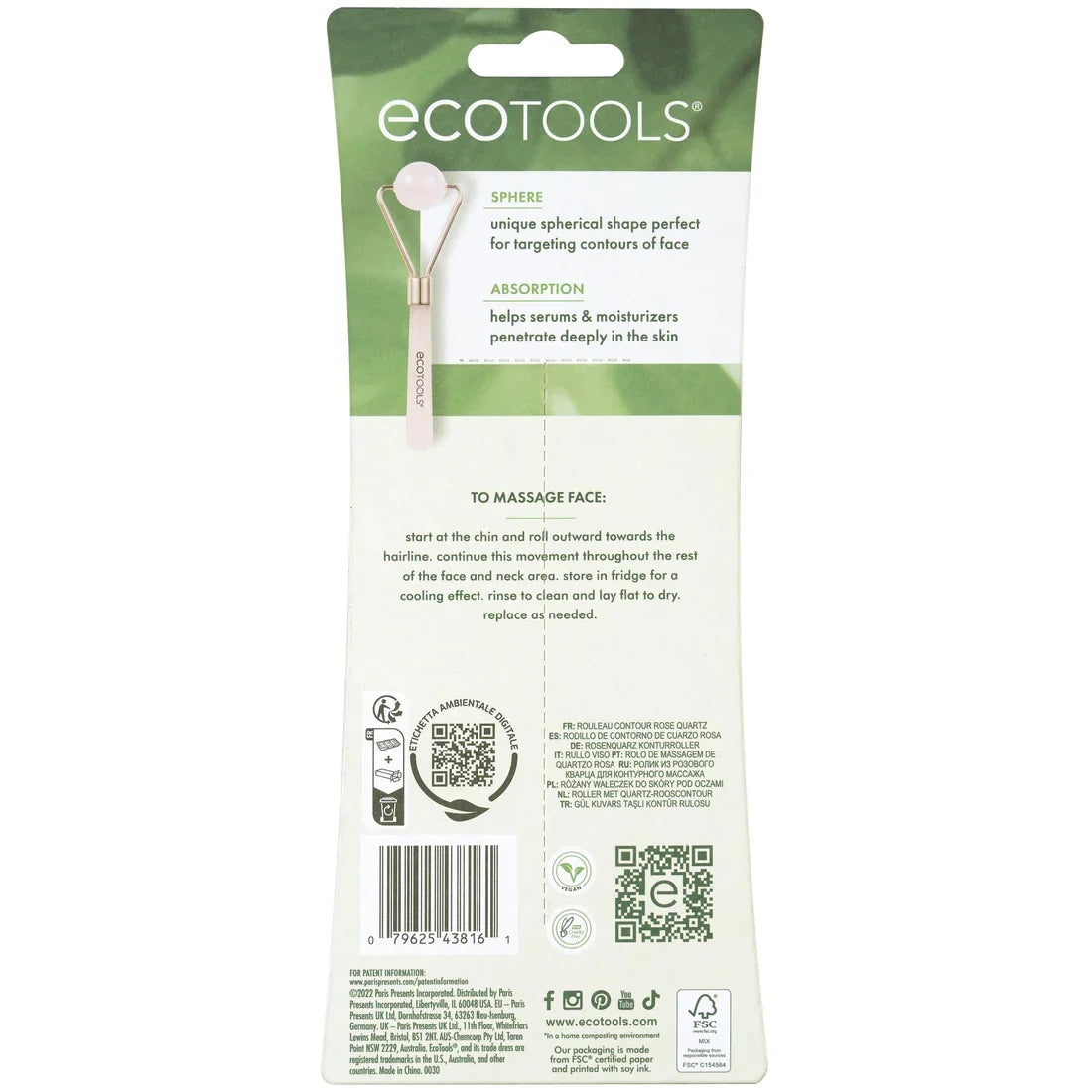 EcoTools - Rose Quartz Contour Roller