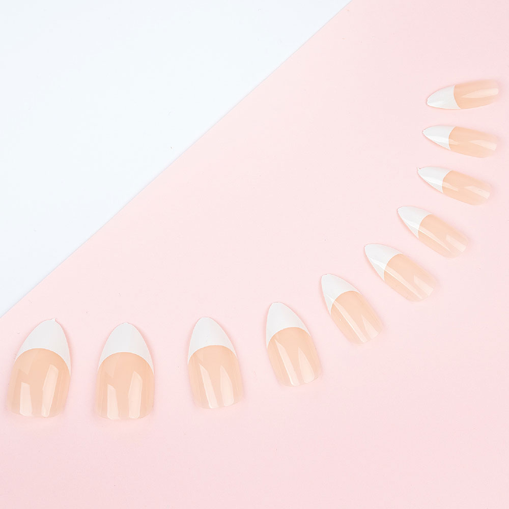 Invogue - French Pink Oval - Nails Set