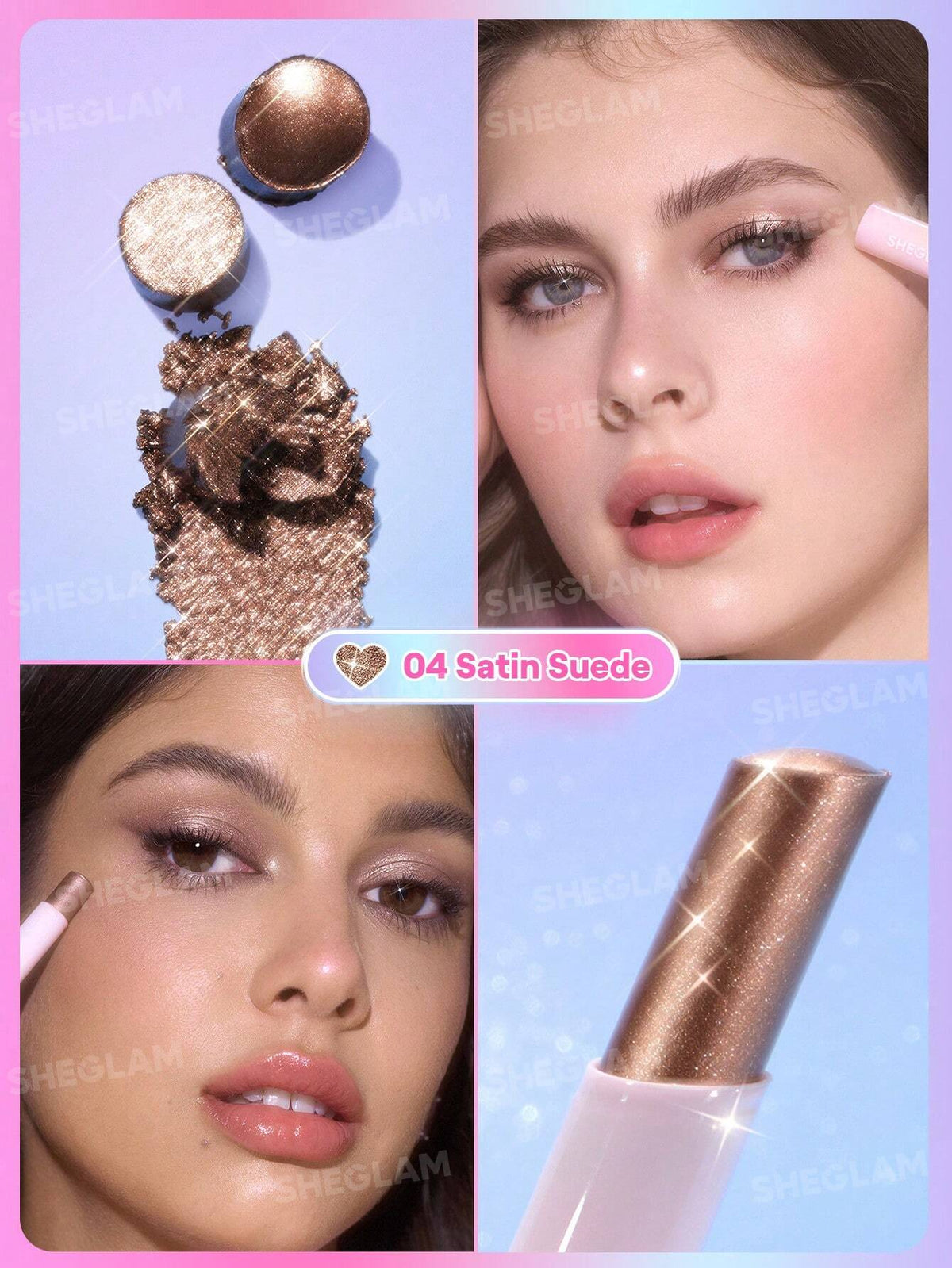 SHEGLAM Crystal Jelly Glaze Eyeshadow Stick