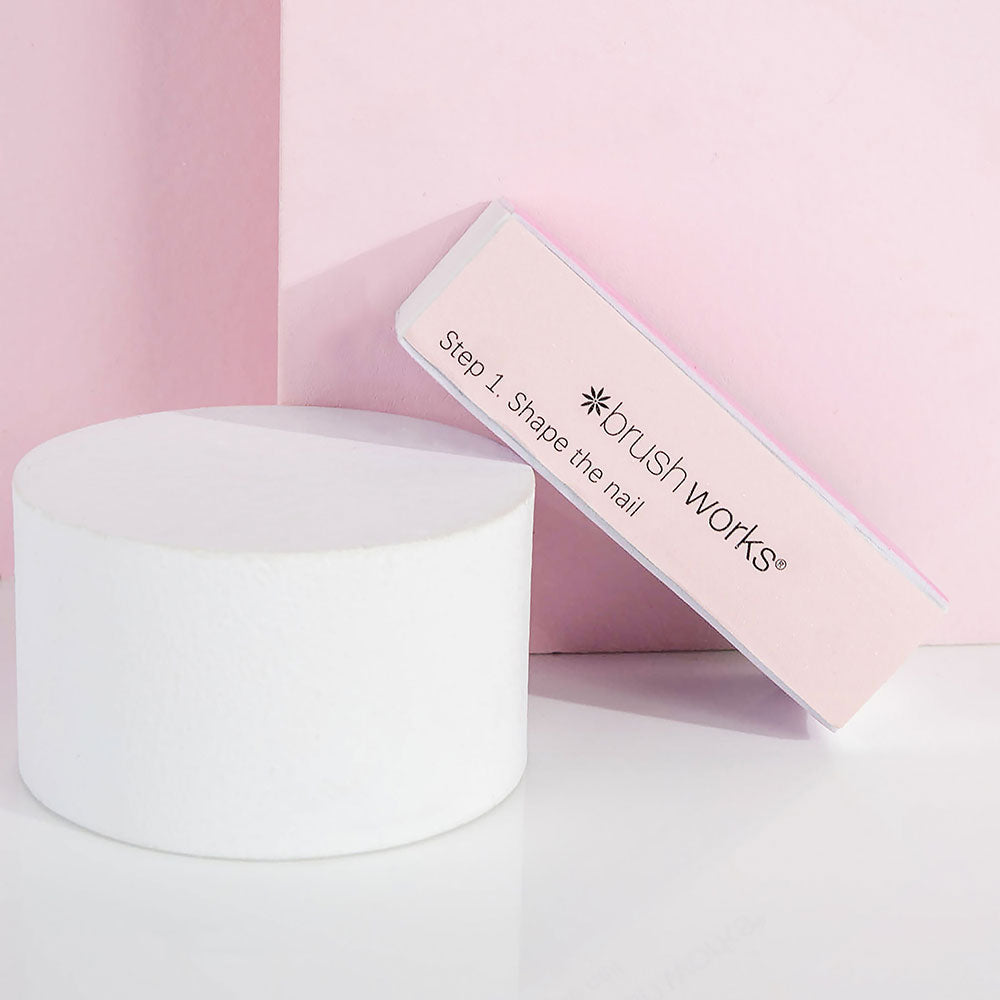 Brushworks - Pastel Nail Buffing Blocks - 2 Pack