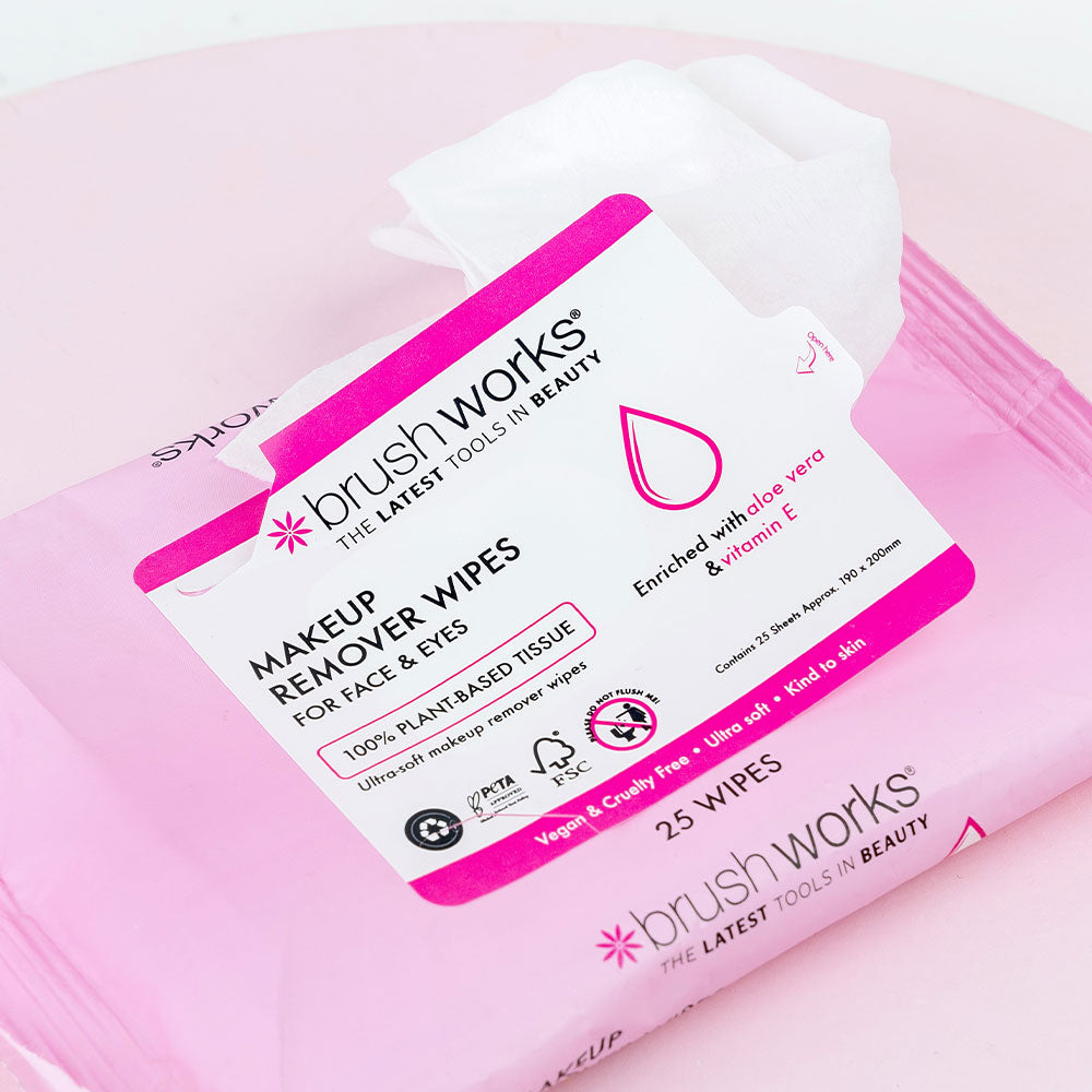 Brushworks-make Up Remover Wipes-25