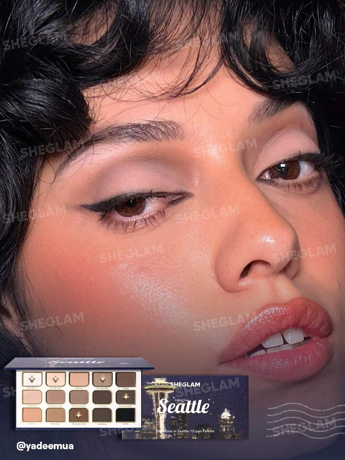 SHEGLAM Showtime In Seattle 15-Pan Eyeshadow Palette