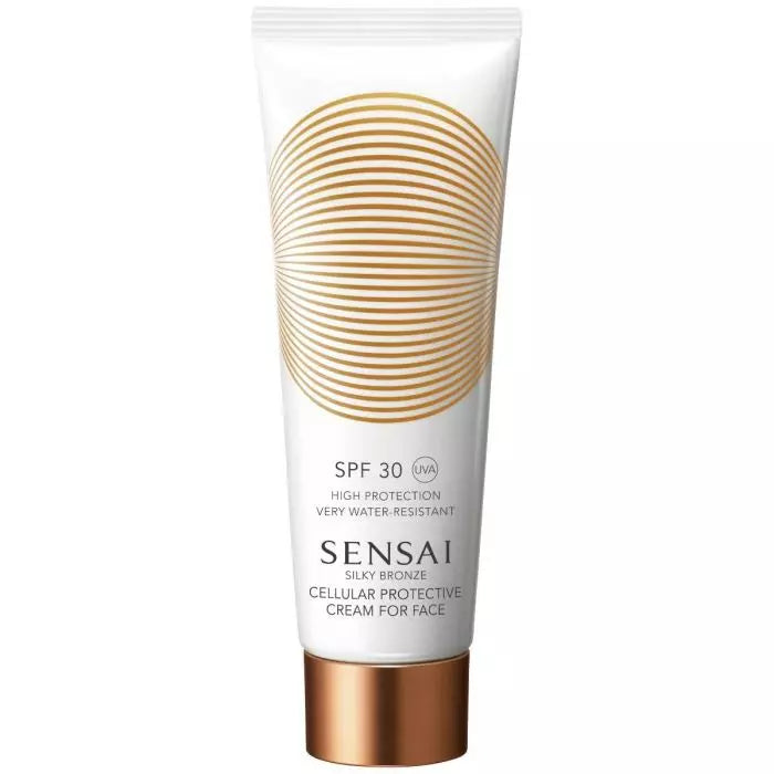 Sensai - Silky Bronze Protective Suncare Cream For Face Spf30 50ml