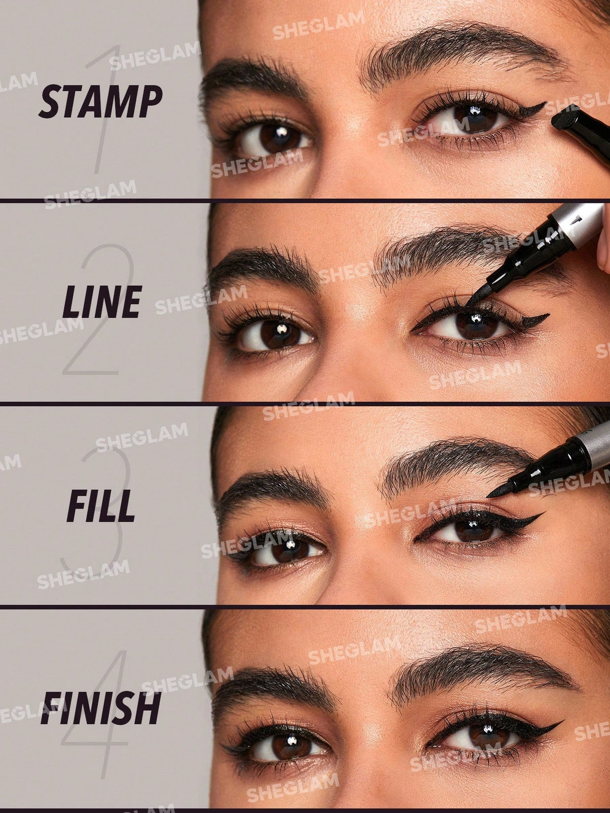 SHEGLAM Wing It Waterproof Liner Duo Black