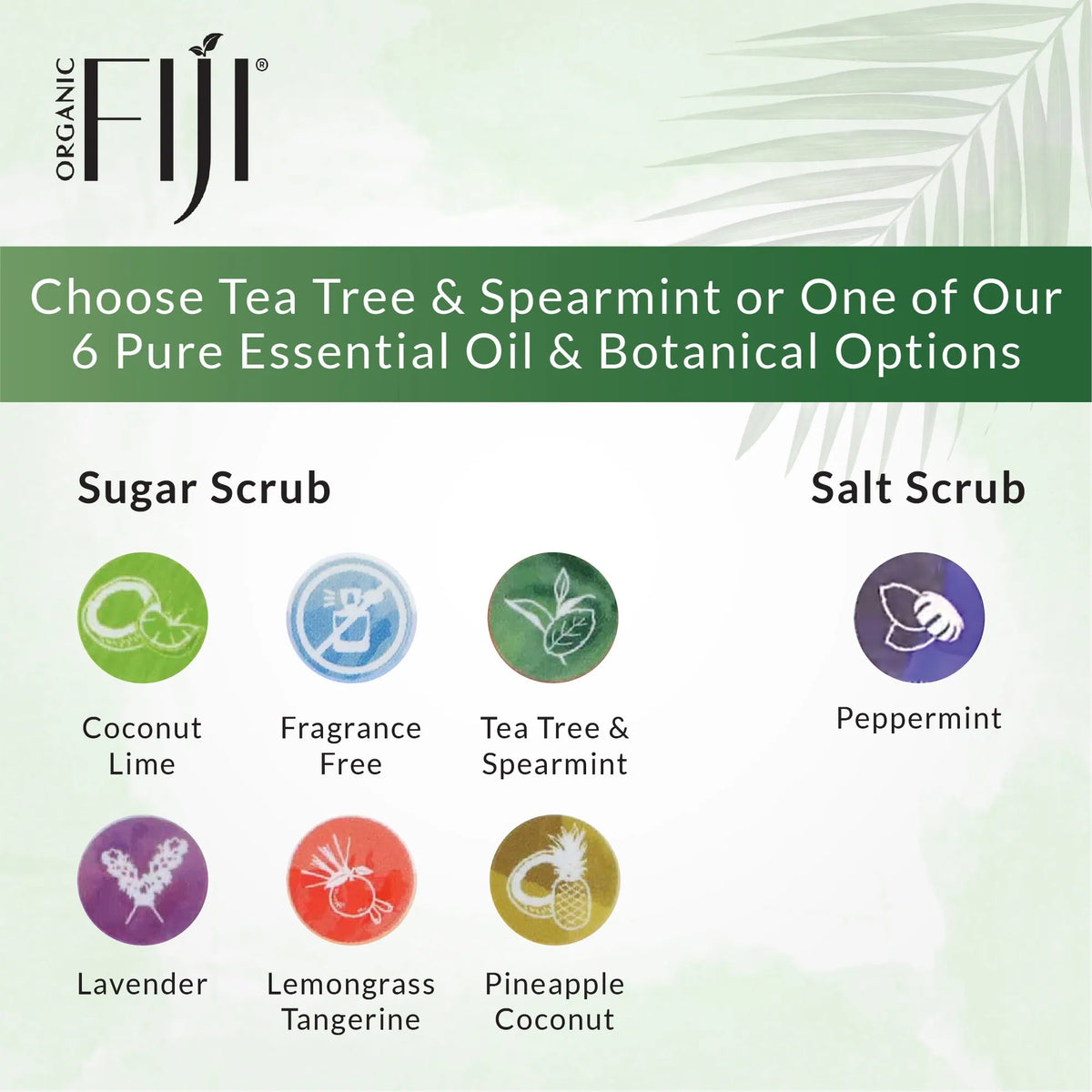 Fiji Organic - Whole Body Sea Salt Scrub Infused With Coconut Oil - Peppermint