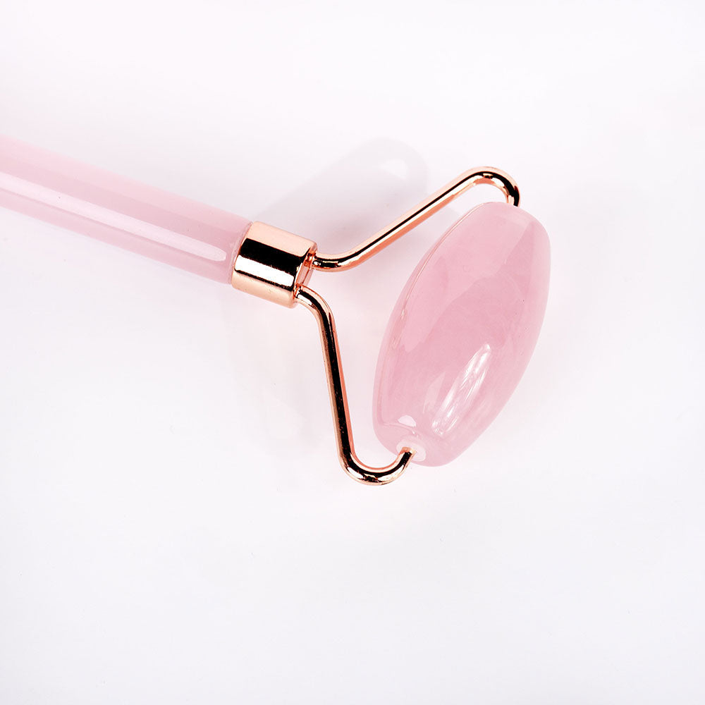 Brushworks - Rose Quartz Roller & Gua Sha