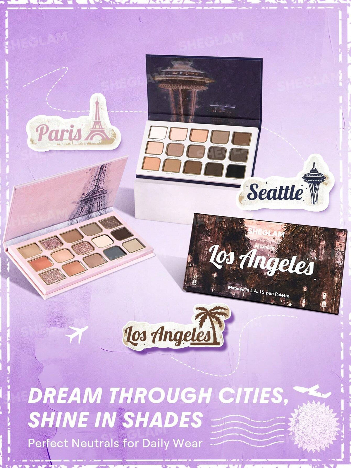 SHEGLAM Matinee In L.A. 15-Pan Eyeshadow Palette