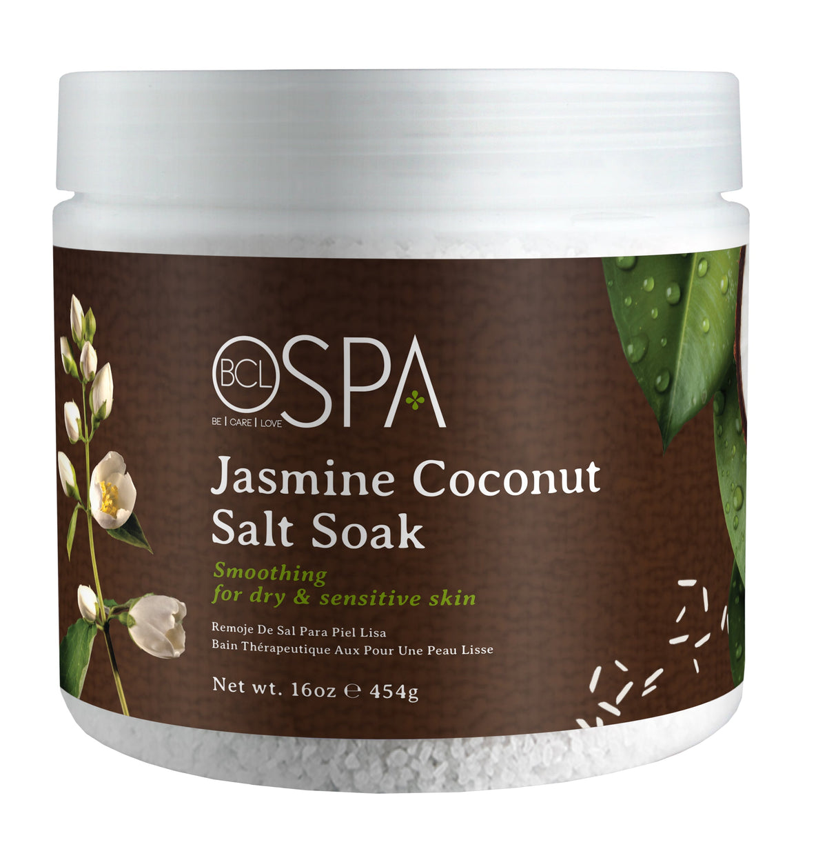 Be Care Love Jasmine Coconut Salt Soak 454gr