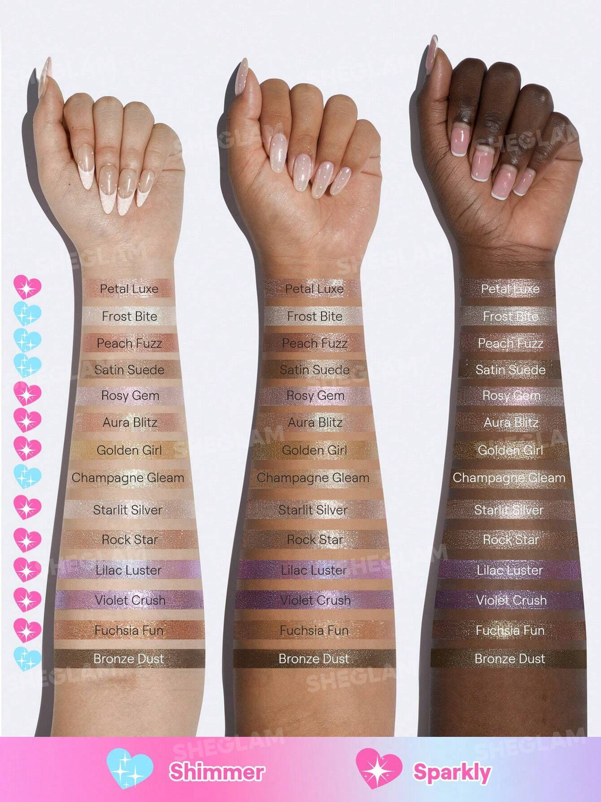 SHEGLAM Crystal Jelly Glaze Eyeshadow Stick