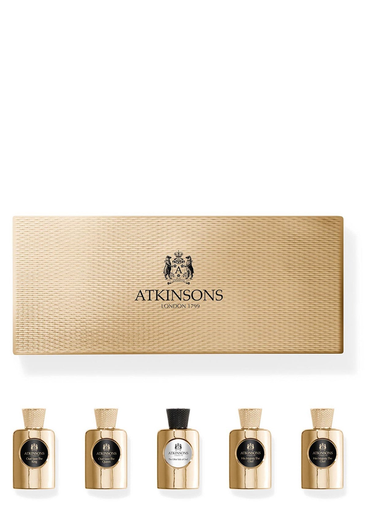 Atkinsons The Iconic Oud Essential Perfume 5 x 5ml Miniature Gift Set