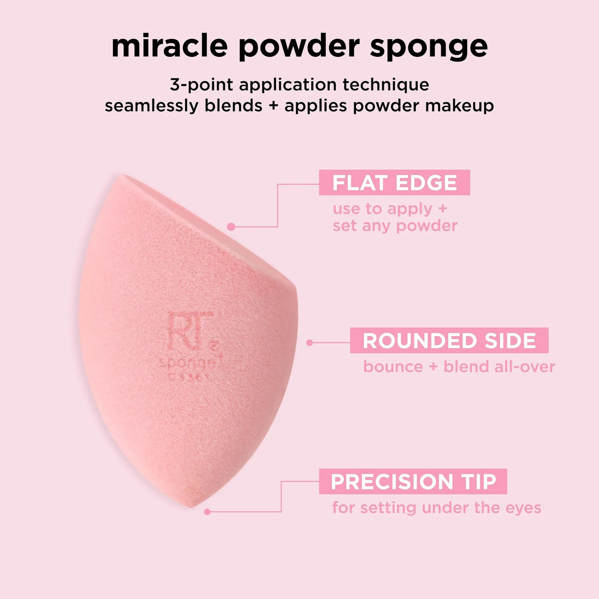Real Techniques - Miracle Mattifying Makeup Sponge Duo