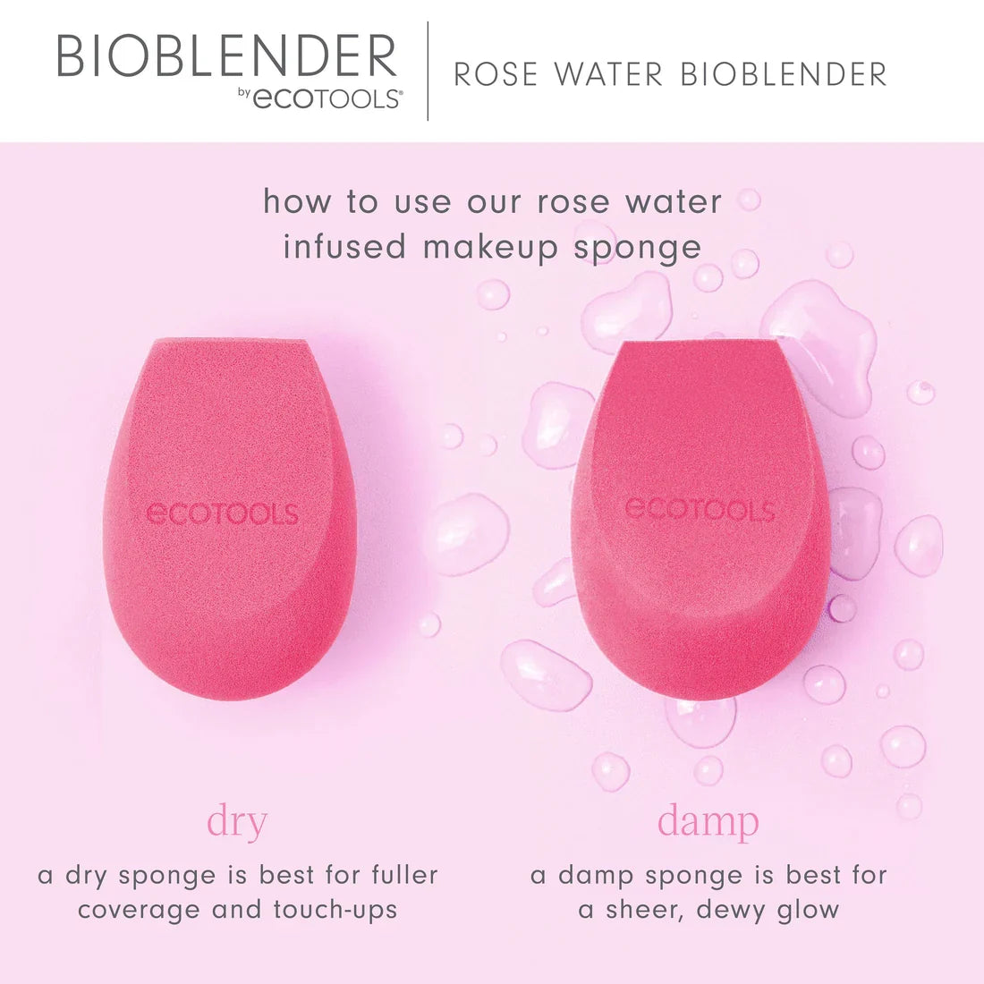 EcoTools - Rose Water Bioblender Makeup Sponge