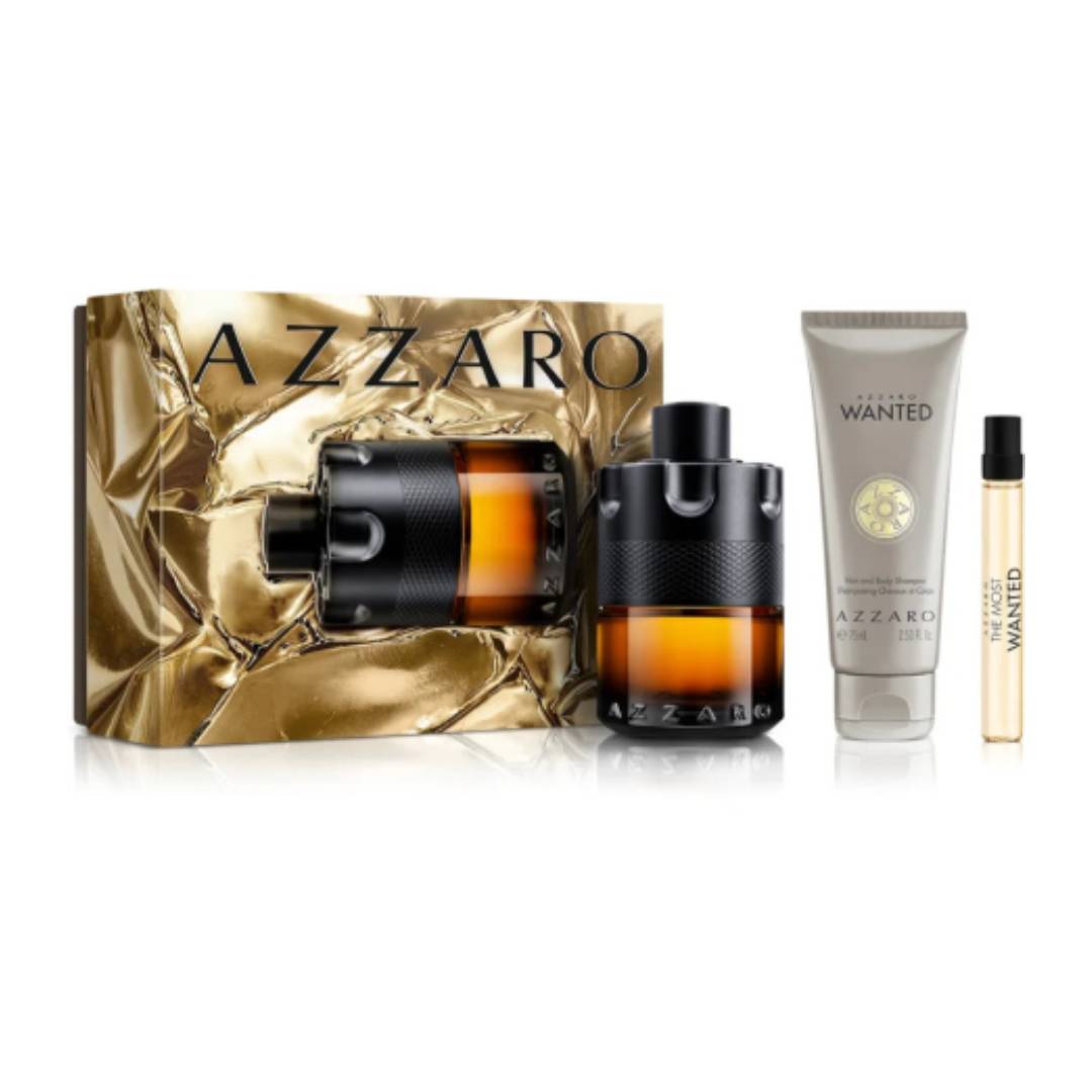طقم هدايا عطر "ذا موست ونتيد" من أزارو للرجال