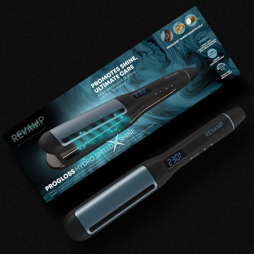 Revamp - Progloss Hydro Shield - Ceramic with Smart Sensor - Straightener