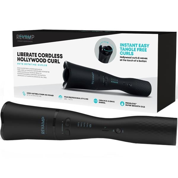 Revamp - Liberate Cordless Hollywood Curl Rotating Curler (CL-2500)
