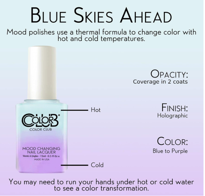 Color Club - Nail Lacquer Mp07 Blue Skies Ahead