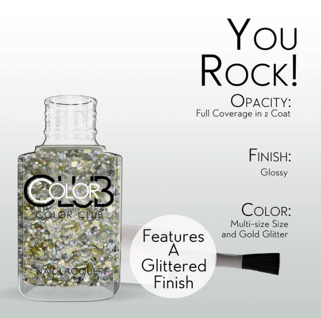 Color Club - Nail Lacquer - 1028 You Rock!