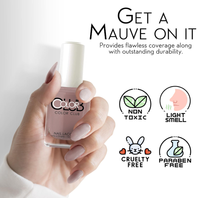 Color Club-nail Lacquer 1068 Get A Mauve