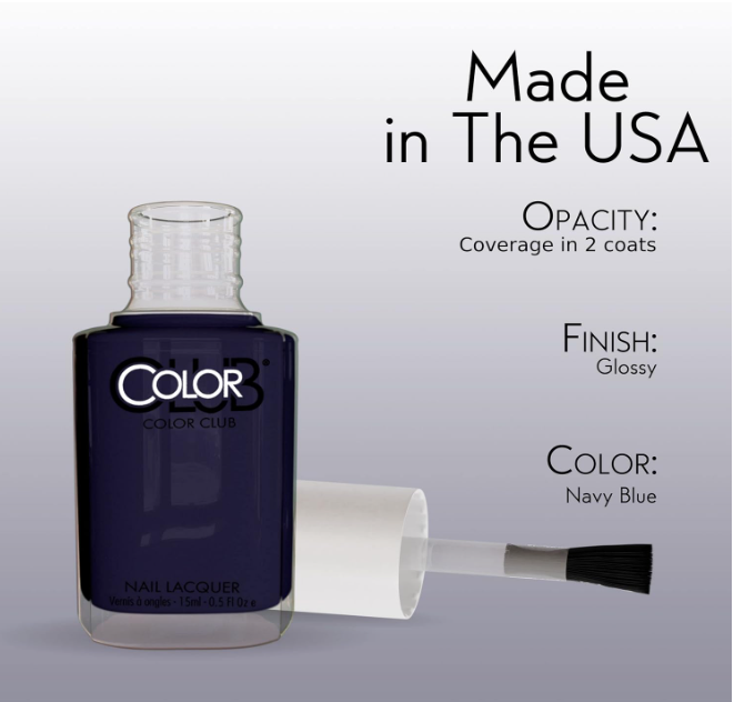 Color Club-nail Lacquer 1074 Made In The Usa