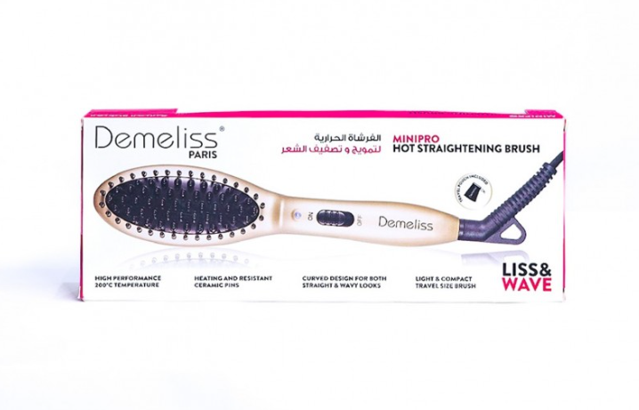 Demeliss Paris Mini Pro Hot Straightening Brush