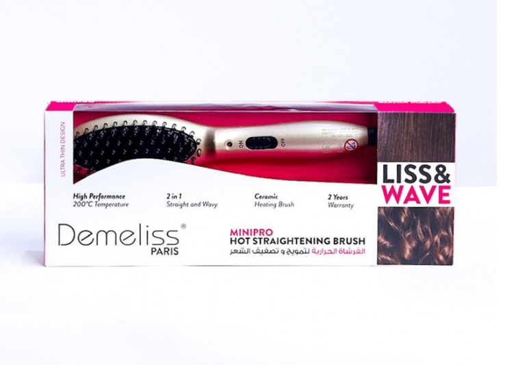 Demeliss Paris Mini Pro Hot Straightening Brush
