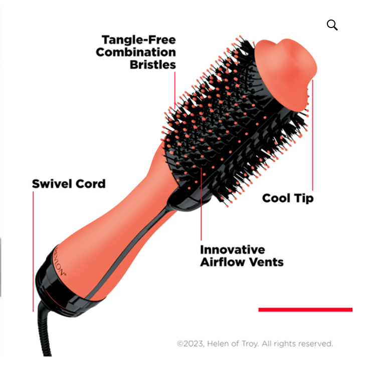 Revlon One-Step Hair Dryer and Volumiser Apricot Edition