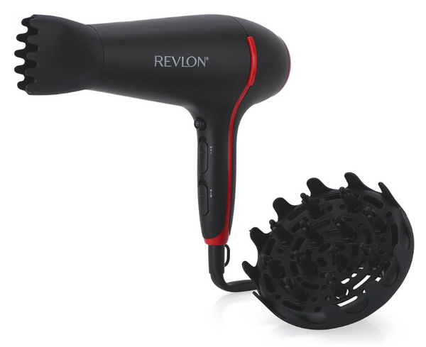 Revlon Smoothstay Coconut Oil-infused Hair Dryer + Volumizing Diffuser