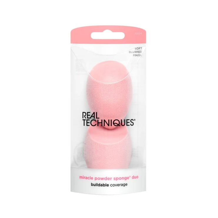 Real Techniques - Miracle Powder Sponge - 2 Count