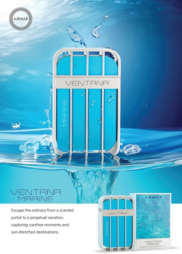 Armaf Ventana Marine Eau De Toilette For Unisex 100ml