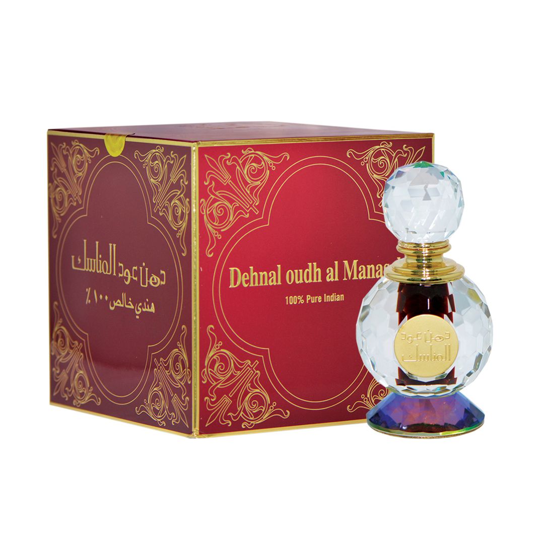 Haramain - Dehnal Oudh Al Manasek 12ml - With K.T & Necklace