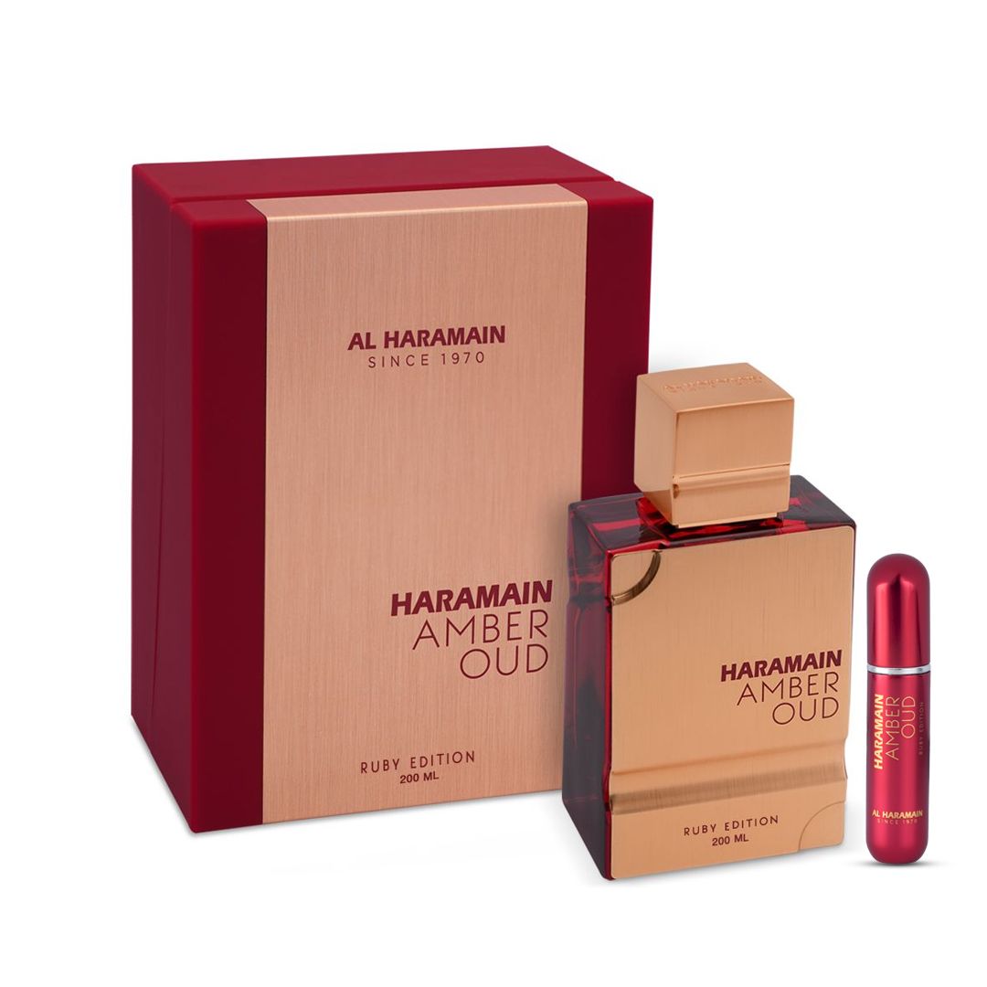 Haramain - Amber Oud Ruby Edition - Unisex - Eau De Parfum 200ml