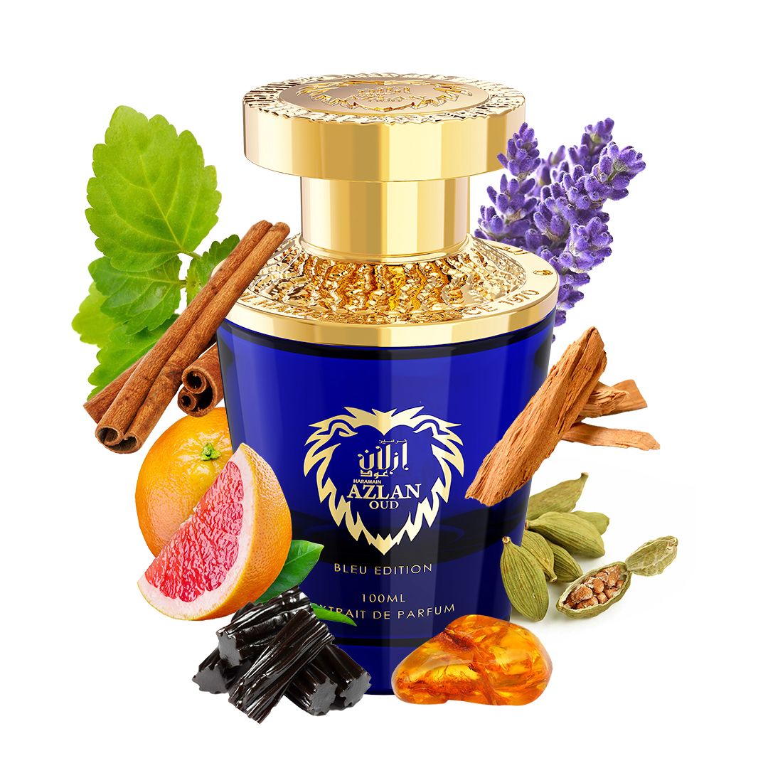 Haramain - Azlan Oud Bleu Edition - Unisex - Extrait De Parfum 100ml