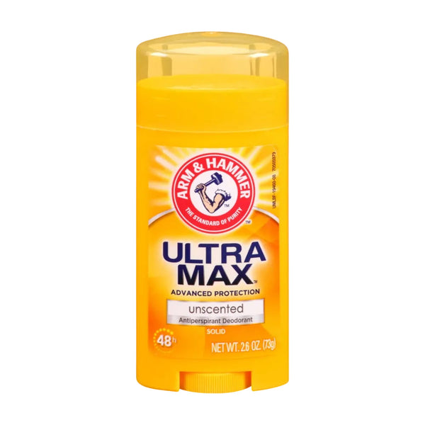 Arm & Hammer Ultra Max Solid Antiperspirant Deodorant Unscented 73g