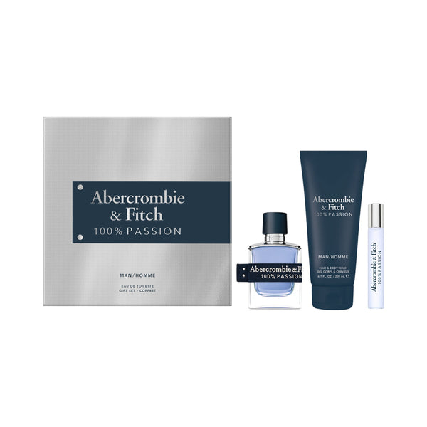 Abercrombie & Fitch 100% Passion Man/homme Edt Gift Set