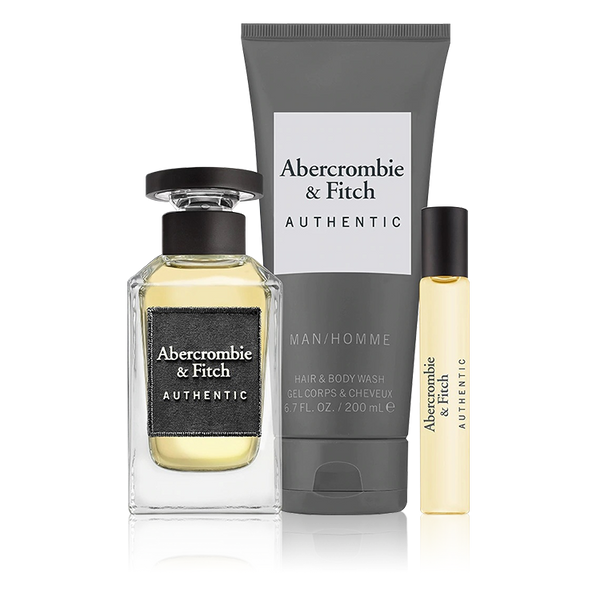 Abercrombie & Fitch Authentic Edt Gift Set For Men