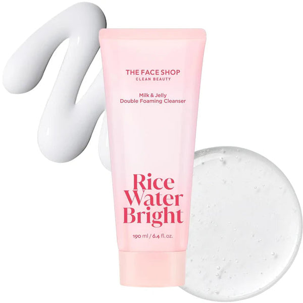 The faceshop Rice Water Bright Milk&jelly Doubel Foaming Cleanser 190ml