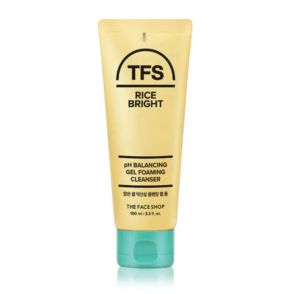 The Faceshop Rice Bright Ph Balancing Gel Foaming Cleanser 100ml