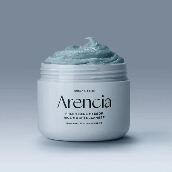 Arencia: Rice Mochi Cleanser - Fresh Blue Hyssop 120ml