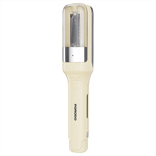 Porodo Lifestyle 2-In-1 Split End Trimmer & Hair Straightener - White