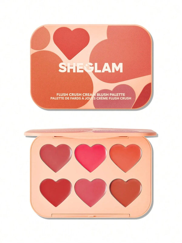 Sheglam Flush Crush Cream Blush Palette Cottage Core Garden