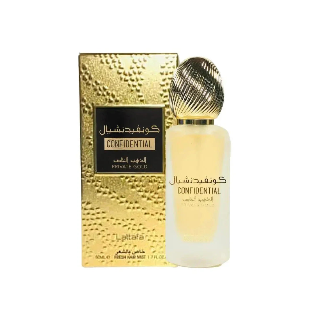 Lattafa Confidential Private Gold Hair Mist 50ML