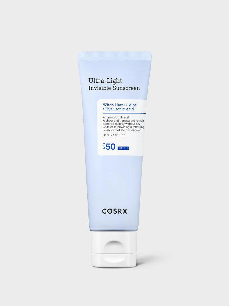 واقي شمس كوزركس ألترا لايت غير مرئي بمعامل حماية SPF50، سعة 50 مل